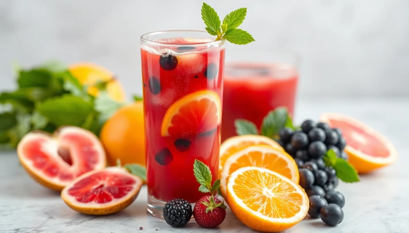 Vegan Fresh Fruit Juice