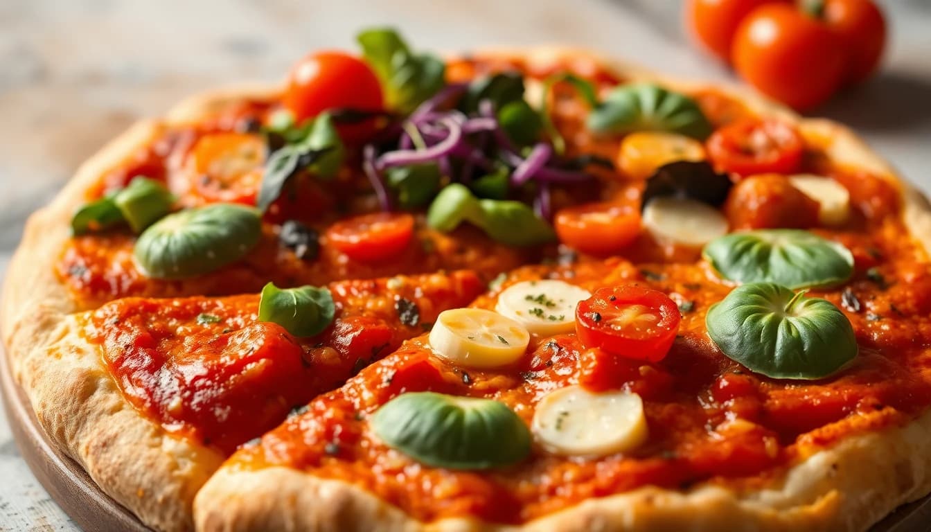 Vegan Whole-Food Plant-Based Pizza